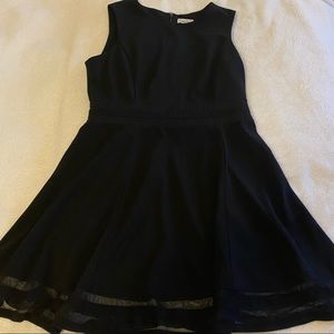 EUC Calvin Klein Illusion Fit & Flare Dress